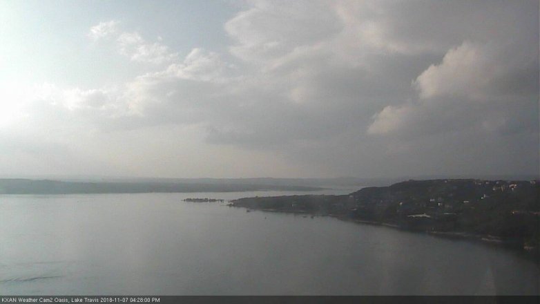 Lake Travis webcam, November 7, 2018 3:30 PM CT