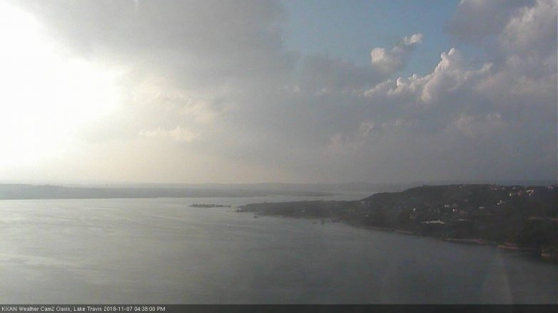Lake Travis webcam, November 7, 2018 3:40 PM CT