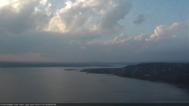 Lake Travis webcam, November 7, 2018 4:00 PM CT