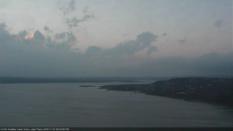 Lake Travis webcam, November 7, 2018 4:35 PM CT