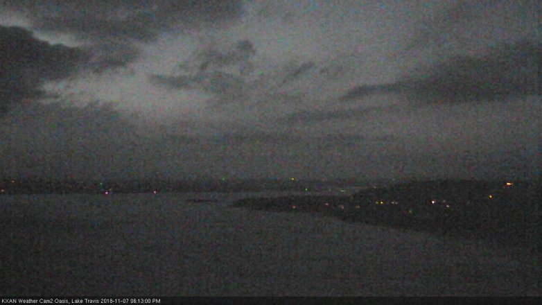 Lake Travis webcam, November 7, 2018 5:15 PM CT