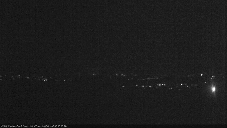 Lake Travis webcam, November 7, 2018 5:40 PM CT