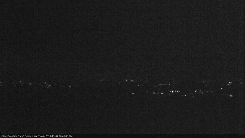 Lake Travis webcam, November 7, 2018 5:50 PM CT