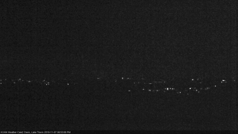 Lake Travis webcam, November 7, 2018 5:55 PM CT