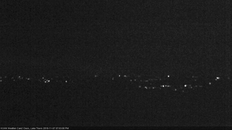 Lake Travis webcam, November 7, 2018 6:05 PM CT