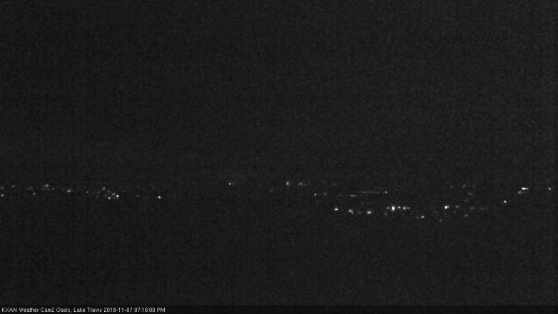 Lake Travis webcam, November 7, 2018 6:20 PM CT
