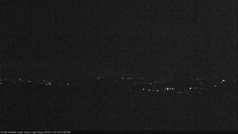 Lake Travis webcam, November 7, 2018 6:25 PM CT