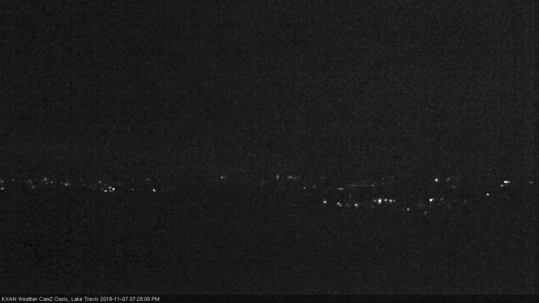 Lake Travis webcam, November 7, 2018 6:30 PM CT