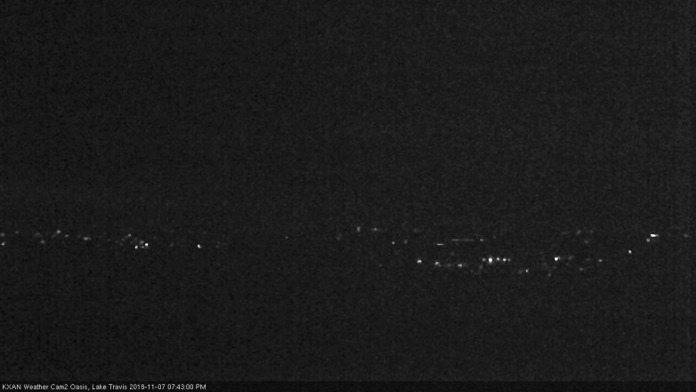 Lake Travis webcam, November 7, 2018 6:45 PM CT