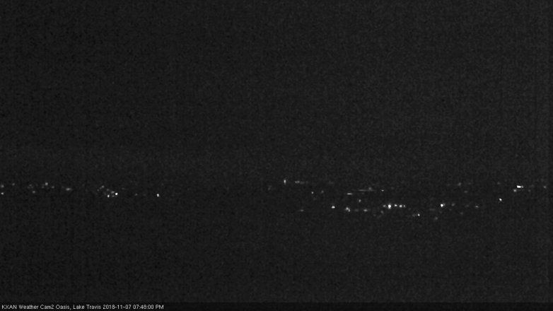 Lake Travis webcam, November 7, 2018 6:50 PM CT