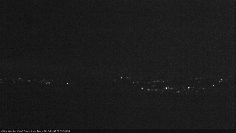 Lake Travis webcam, November 7, 2018 6:55 PM CT