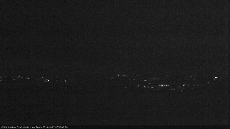 Lake Travis webcam, November 7, 2018 7:00 PM CT