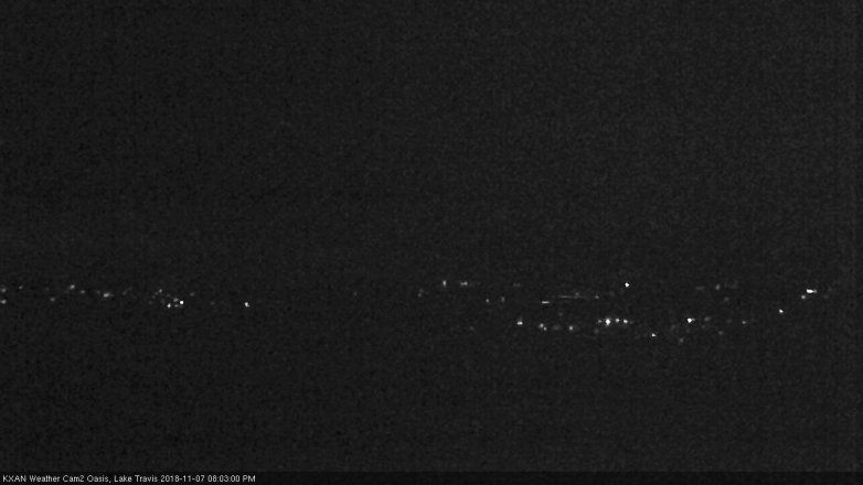 Lake Travis webcam, November 7, 2018 7:05 PM CT