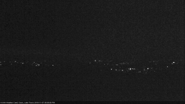 Lake Travis webcam, November 7, 2018 7:10 PM CT