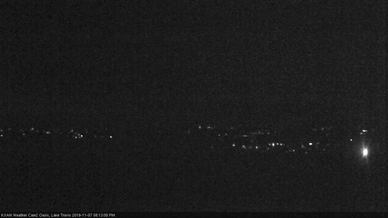 Lake Travis webcam, November 7, 2018 7:15 PM CT