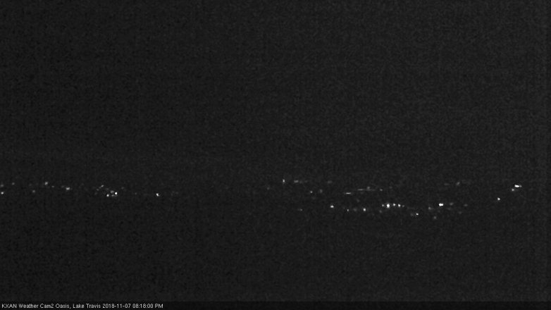 Lake Travis webcam, November 7, 2018 7:20 PM CT