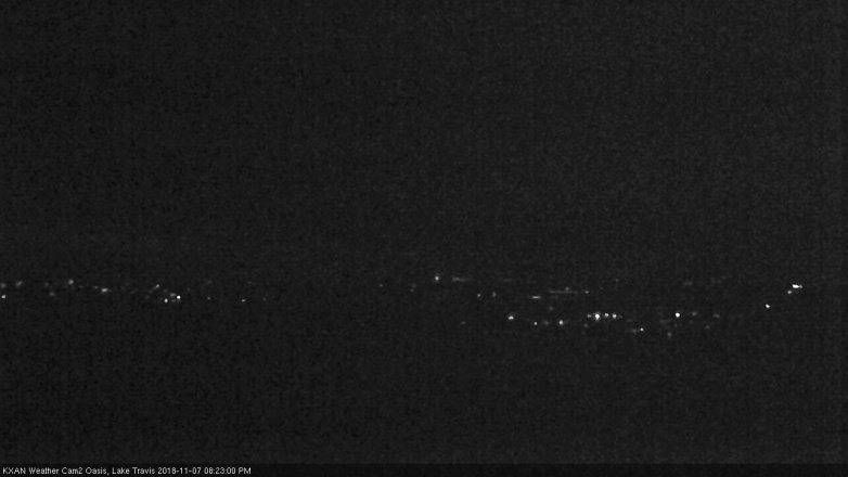 Lake Travis webcam, November 7, 2018 7:25 PM CT
