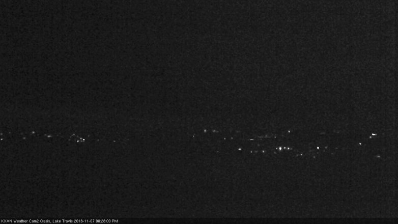 Lake Travis webcam, November 7, 2018 7:30 PM CT