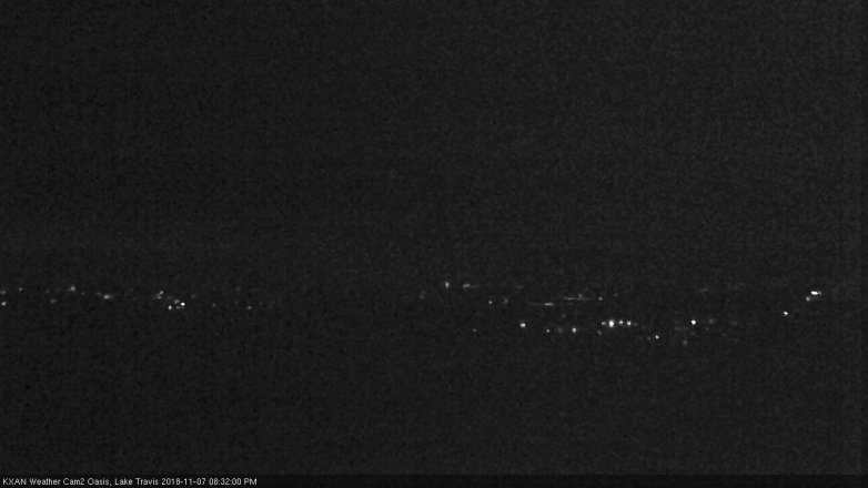 Lake Travis webcam, November 7, 2018 7:35 PM CT