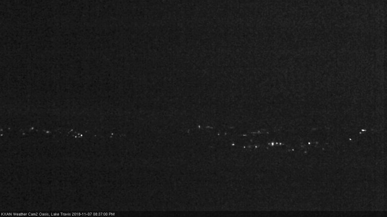 Lake Travis webcam, November 7, 2018 7:40 PM CT