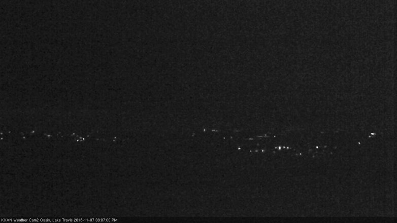 Lake Travis webcam, November 7, 2018 8:10 PM CT
