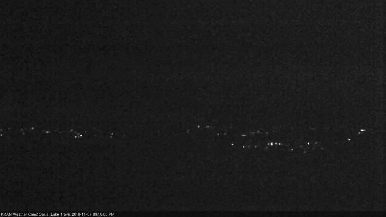 Lake Travis webcam, November 7, 2018 8:20 PM CT