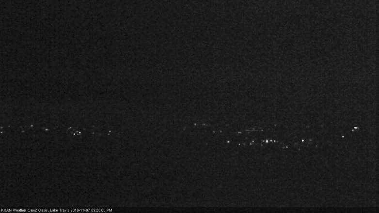 Lake Travis webcam, November 7, 2018 8:25 PM CT