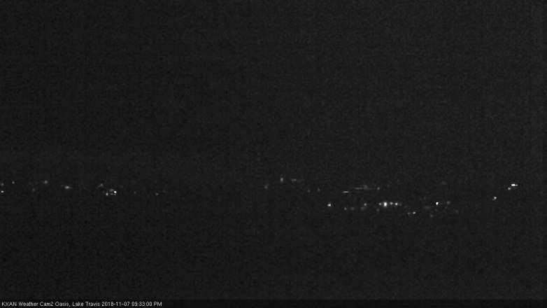 Lake Travis webcam, November 7, 2018 8:35 PM CT