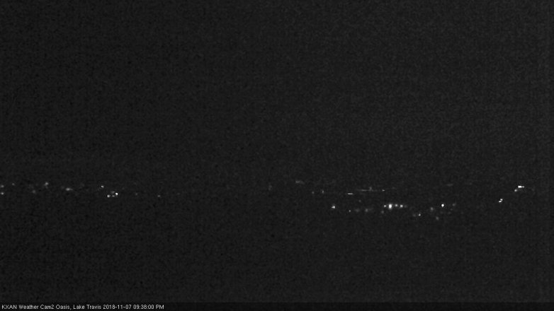 Lake Travis webcam, November 7, 2018 8:40 PM CT