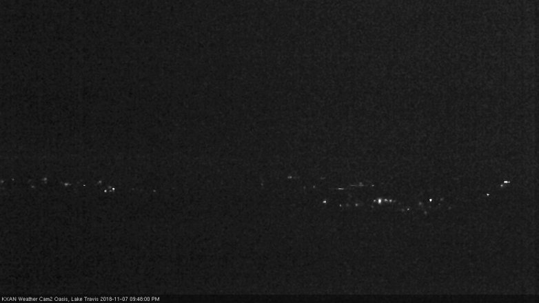 Lake Travis webcam, November 7, 2018 8:50 PM CT