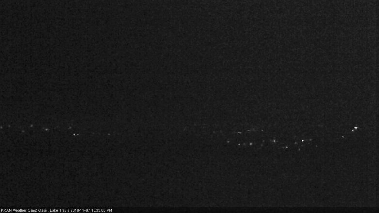 Lake Travis webcam, November 7, 2018 9:35 PM CT