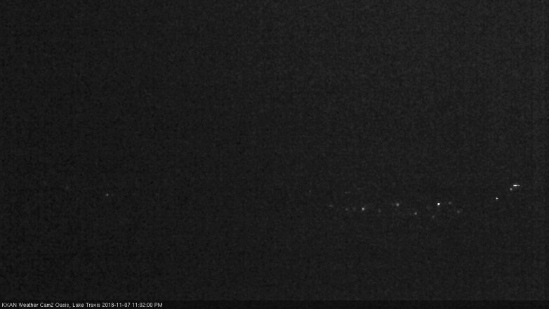 Lake Travis webcam, November 7, 2018 10:05 PM CT