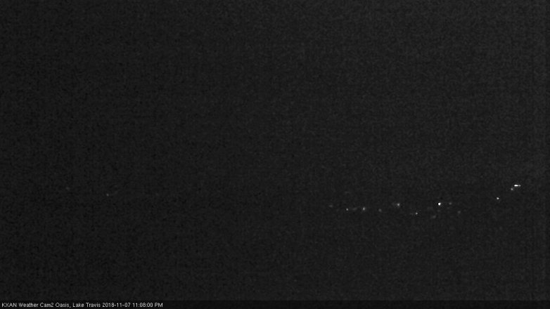 Lake Travis webcam, November 7, 2018 10:10 PM CT