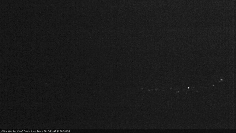 Lake Travis webcam, November 7, 2018 10:30 PM CT