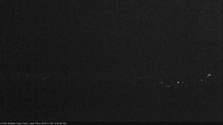 Lake Travis webcam, November 7, 2018 11:05 PM CT
