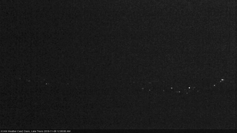 Lake Travis webcam, November 7, 2018 11:10 PM CT
