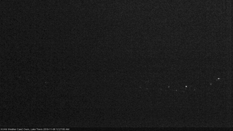 Lake Travis webcam, November 7, 2018 11:30 PM CT