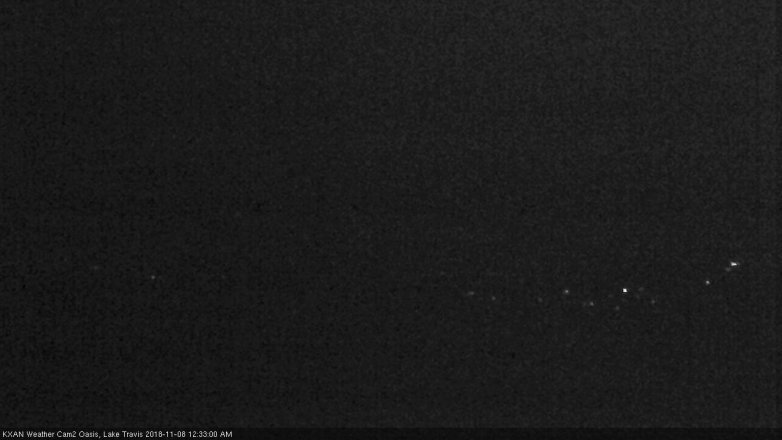 Lake Travis webcam, November 7, 2018 11:35 PM CT