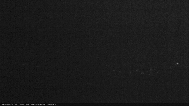Lake Travis webcam, November 7, 2018 11:40 PM CT