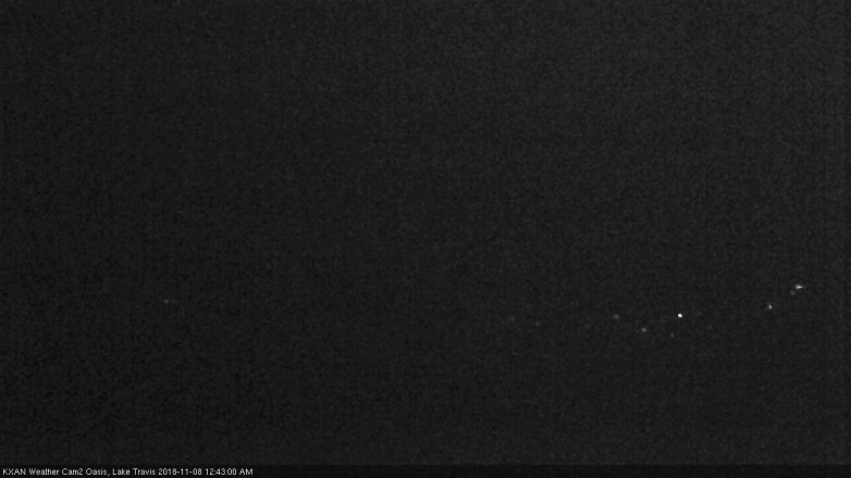 Lake Travis webcam, November 7, 2018 11:45 PM CT