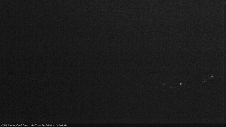 Lake Travis webcam, November 7, 2018 11:50 PM CT