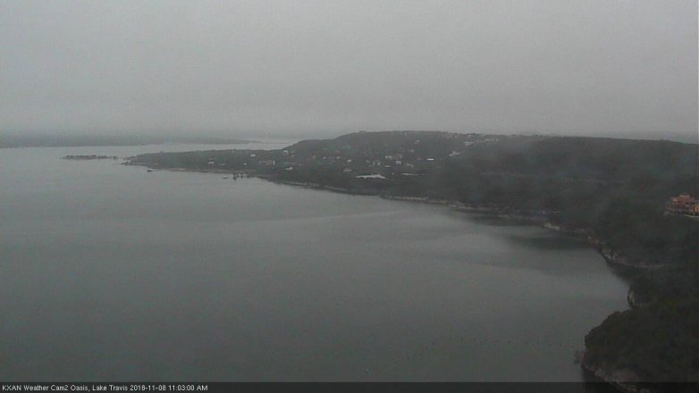Lake Travis webcam, November 8, 2018 10:05 AM CT