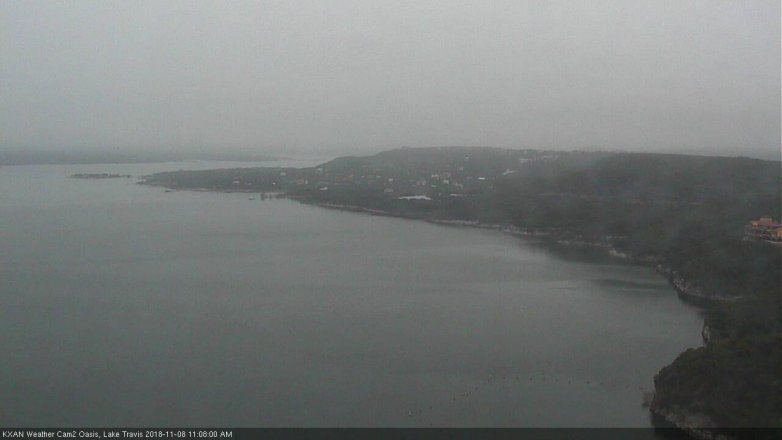 Lake Travis webcam, November 8, 2018 10:10 AM CT