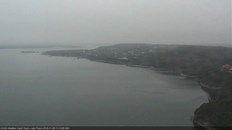 Lake Travis webcam, November 8, 2018 10:15 AM CT