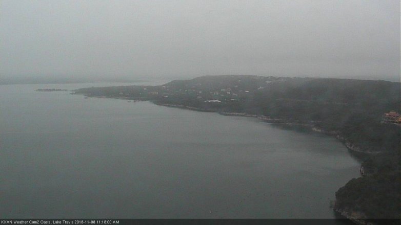 Lake Travis webcam, November 8, 2018 10:20 AM CT
