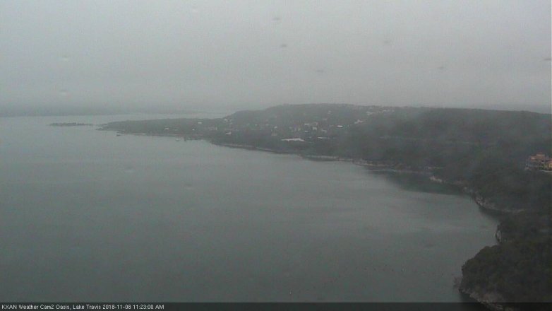 Lake Travis webcam, November 8, 2018 10:25 AM CT