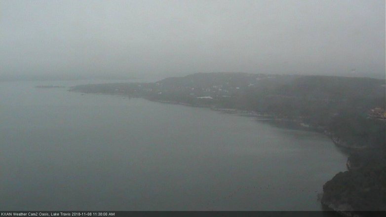 Lake Travis webcam, November 8, 2018 10:40 AM CT
