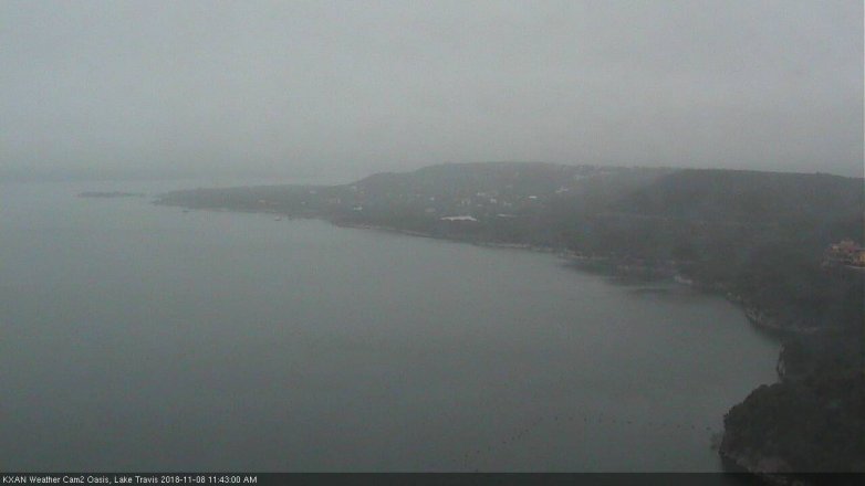 Lake Travis webcam, November 8, 2018 10:45 AM CT
