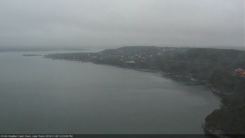 Lake Travis webcam, November 8, 2018 11:25 AM CT