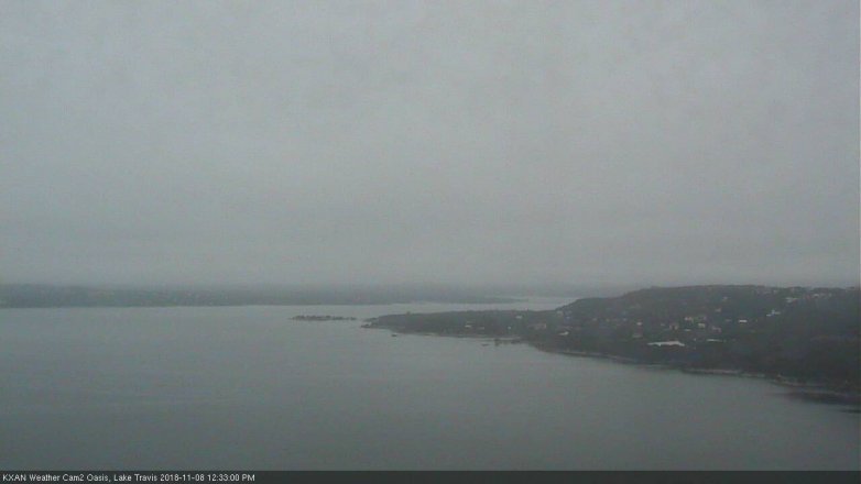 Lake Travis webcam, November 8, 2018 11:35 AM CT